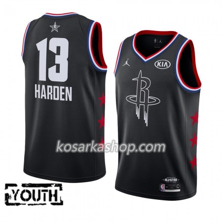 Dres Houston Rockets James Harden 13 2019 All-Star Jordan Brand Crna Swingman - Dječji